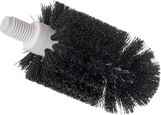 SPARTA 4014600 Plastic Floor Drain Brush, Drain Cleaning Brush With Female Thread For Drain Cleaning, 3 Inches, Black, (Pack of 6)