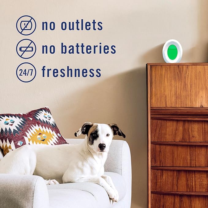 Febreze Multicolor Bathroom Air Freshener,Odor-Fighting,Plug in Alternative,Air Fresheners for Home,Bathroom,Kitchen,and Closet,Heavy Duty Pet Scent,4 Count (Pack of 2)