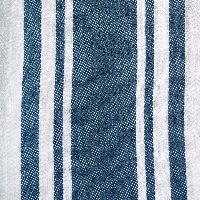 DII Assorted Woven, Kitchen Dishtowel Set, 18x28, Stone Blue, 5 Piece