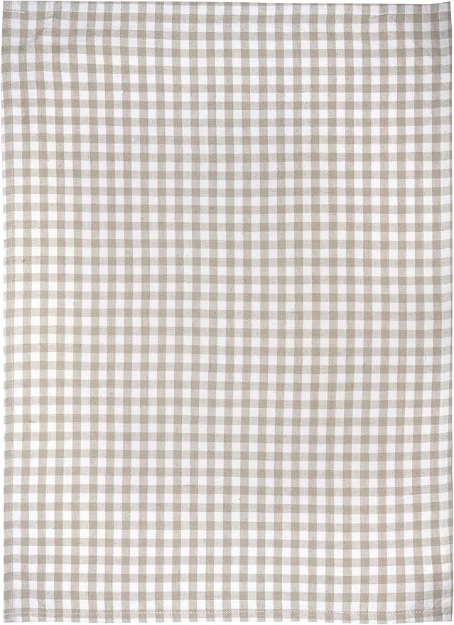 Kitchen Towels or Tea Towels with Hanging Loop | Cotton Flax | 20" X 28" | Set of 3 | Super Absorbent, Quick Drying, Hand Towels for Modern Kitchen Décor | Assort Design