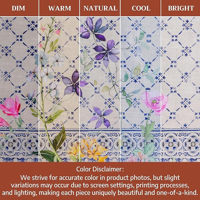 Maison d' Hermine Kitchen Towels Set of 3 100% Cotton 27.50" x 20" Reusable Cloth Tea Dish Towels Absorbent with Hanging Loop for Kitchen Farmhouse Hotel Spring Summer - Faience