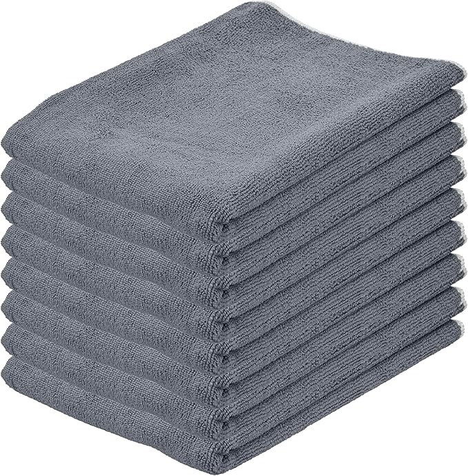 Superio Microfiber Squeegee Mopping Towel Extra Large Miracle Cloth 20 x 30 Streak Free Microfiber Floor Cloth-Rag for Cleaning House, Kitchen, Bathroom-Scratch Free, 8 Pack