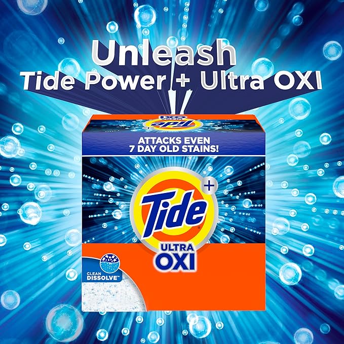 Tide Ultra OXI Powder Laundry Detergent (Pack of 2)