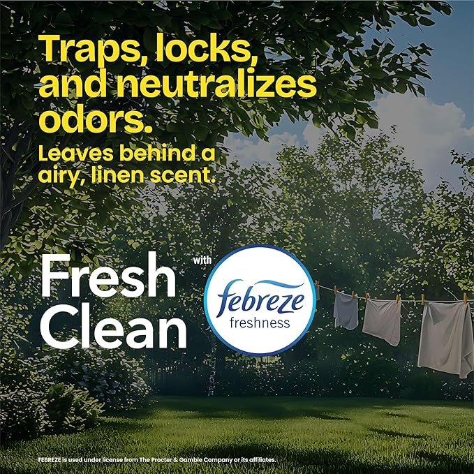 Glad ForceFlex MaxStrength Kitchen Trash Bags, 13 Gal, Fresh Clean Febreze, 34 Ct (Package May Vary)