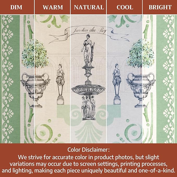 Maison d' Hermine Kitchen Towels Set of 2 100% Cotton 27.50" x 20" Reusable Cloth Tea Dish Towels Absorbent with Hanging Loop for Kitchen Farmhouse Hotel Spring Summer - Jardin Du Roy