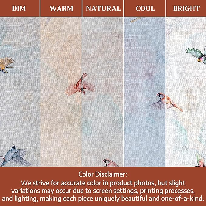 Maison d' Hermine 100% Cotton Cloth Napkins Set of 4 Everyday Reusable Square Napkins Cloth Washable Dinner Party Wedding Restaurant Hotel Kitchen Spring Summer (Flying Birds, 20" x 20")