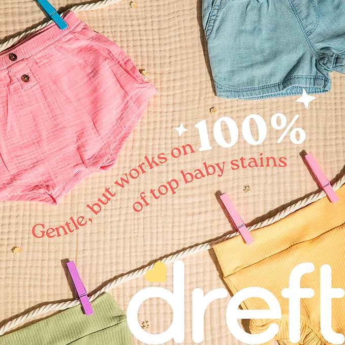 Dreft Baby Liquid Laundry Detergent, Gentle on Sensitive Skin Laundry Soap, 84 fl oz, 64 Loads (Packaging May Vary)