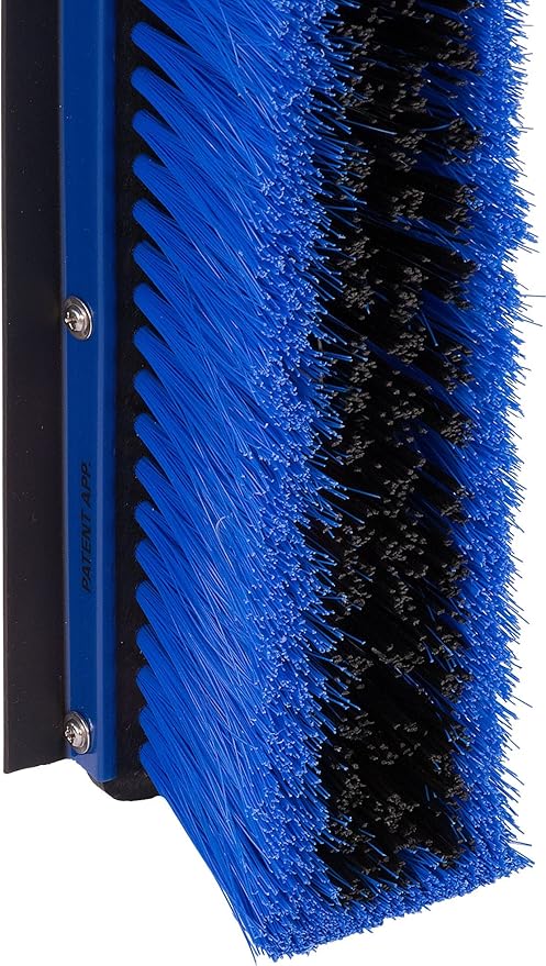 SPARTA Sweep Complete Floor Sweep with Squeegee for Catering, Buffets, Restaurants, Stainless Steel, 24 Inches, Blue - (Pack of 6)