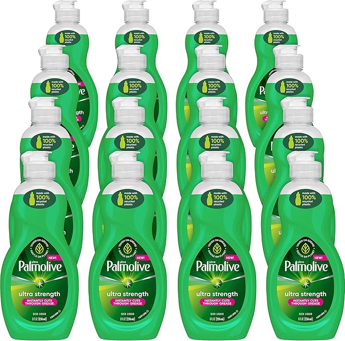 Ultra Palmolive Dishwashing Liquid, Fresh Scent, 8 Oz Bottle, 16/carton