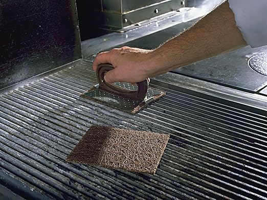 3M Scotch-Brite Heavy Duty Griddle Pad 82, 4.5 in x 5.5 in, 10/Box, 4 Box/Case