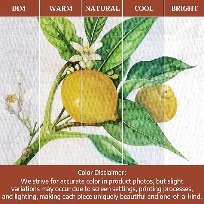 Maison d' Hermine 100% Cotton Cloth Napkins Set of 6 Everyday Reusable Square Napkins Cloth Washable Dinner Party Wedding Restaurant Hotel Kitchen Spring Summer (Limoncello, 20" x 20")