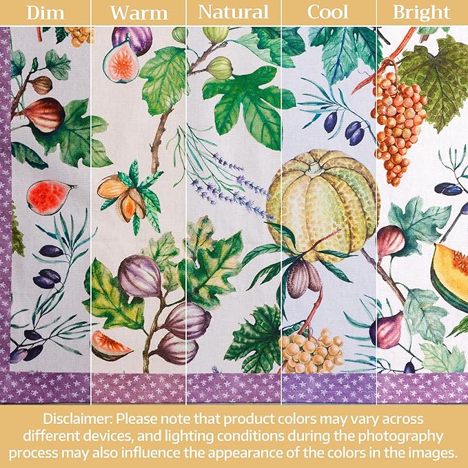 Maison d' Hermine 100% Cotton Cloth Napkins Set of 4 Everyday Reusable Square Napkins Cloth Washable Dinner Party Wedding Restaurant Hotel Kitchen Spring Summer (Cavaillon, 18" x 18")