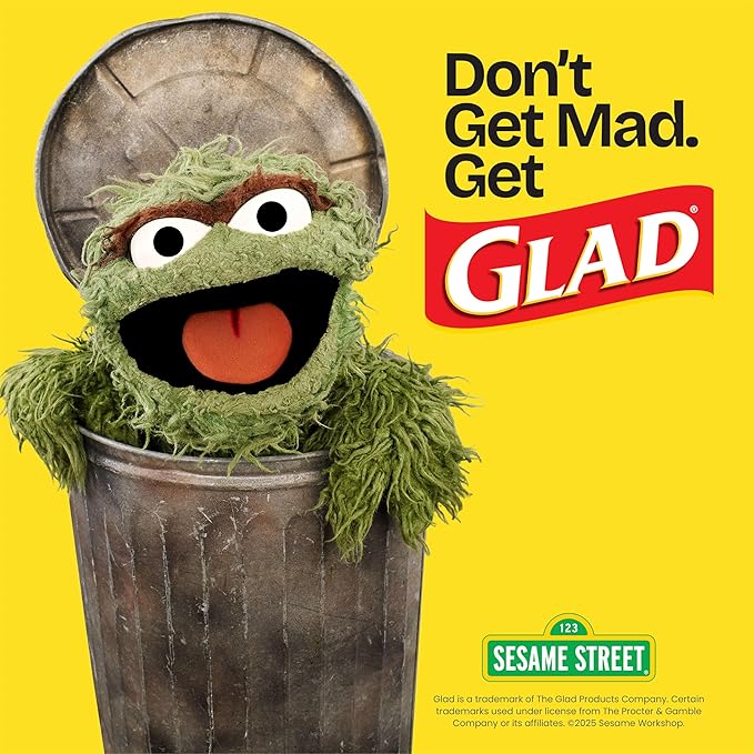 Glad ForceFlex Tall Kitchen Trash Bags, 13 Gallon, Gain Original, 40 Count (Package May Vary)