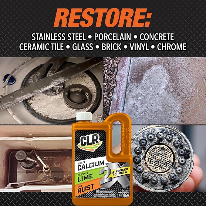 CLR Brands 2X Calcium Lime and Rust Remover - 28oz Jug