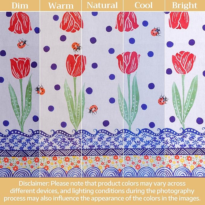 Maison d' Hermine 100% Cotton Cloth Napkins Set of 4 Everyday Reusable Square Napkins Cloth Washable Dinner Party Wedding Restaurant Hotel Kitchen Spring Summer (Folky Floral, 18" x 18")