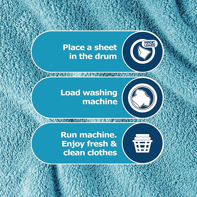 Dr. Beckmann MAGIC LEAVES Laundry Detergent Sheets NON-BIO | 25 Sheets