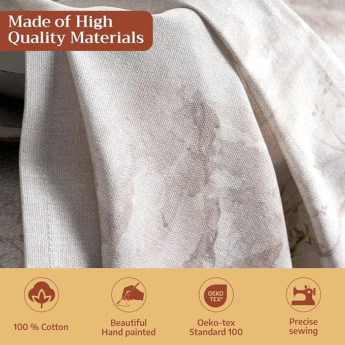 Maison d' Hermine 100% Cotton Cloth Napkins Set of 4 Everyday Reusable Square Napkins Cloth Washable Dinner Party Wedding Restaurant Hotel Kitchen Spring Summer (Basse Cour, 20" x 20")