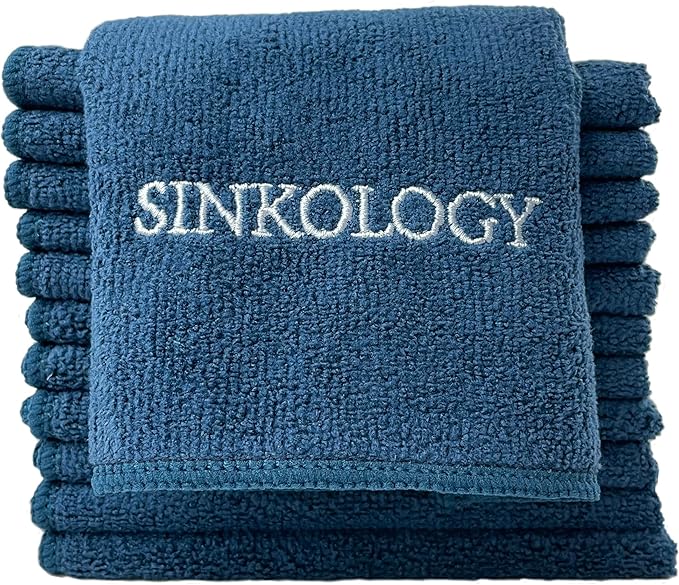 SinkSense 12-Pack Microfiber Cleaning Cloth