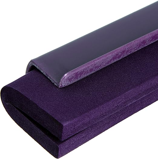 SPARTA 4156768 Plastic Double Foam Squeegee, Commercial Squeegee With Durable Contruction For Cleaning, Commercial, Residential, 18 Inches, Purple, (Pack of 6)