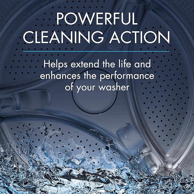 Glisten Washer Magic Washing Machine Cleaner and Deodorizer, 3 Bottles, Multicolor
