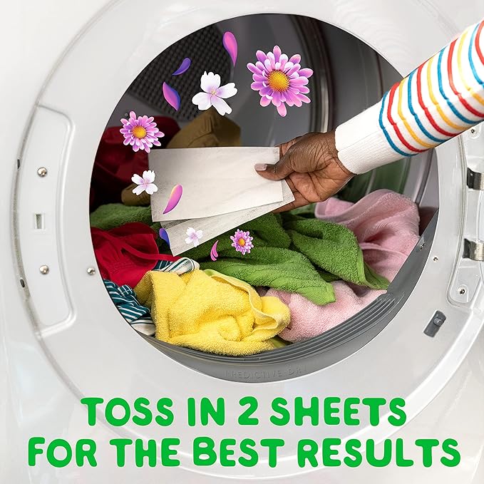 Gain Dryer Sheets Fabric Softener | Moonlight Breeze | Anti-Static | 240 Sheets, Pack of 4