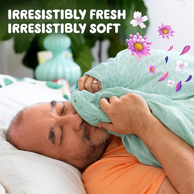 Gain Dryer Sheets Fabric Softener | Moonlight Breeze | Anti-Static | 240 Sheets, Pack of 4