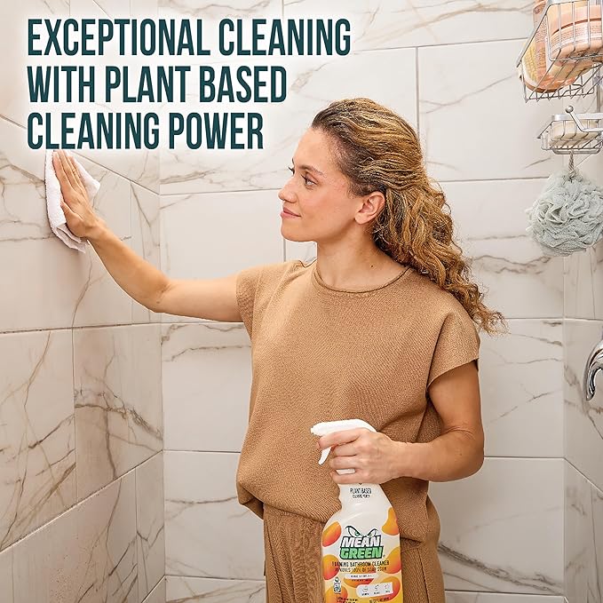 Mean Green Non-Concentrated Ready-to-Use Bathroom Cleaner, Tropical Breeze, 32 Ounce, 6 Pack
