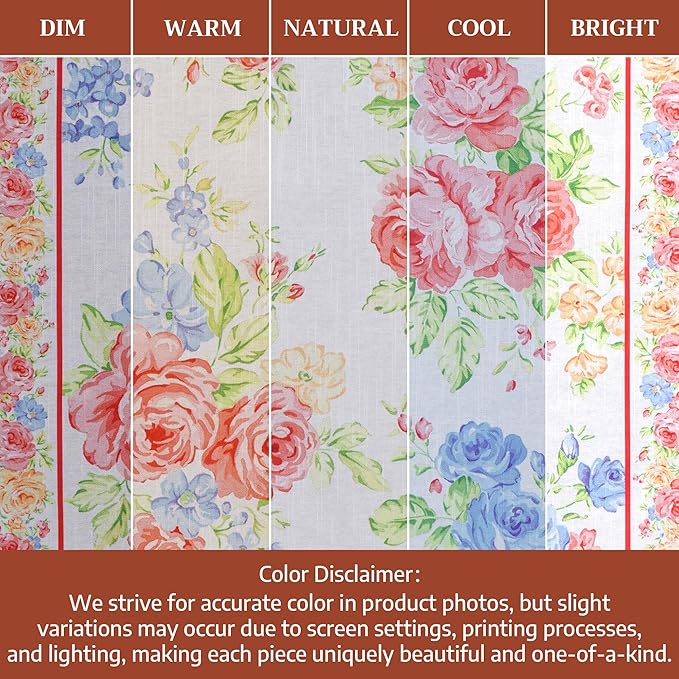 Maison d' Hermine 100% Cotton Cloth Napkins Set of 4 Everyday Reusable Square Napkins Cloth Washable Dinner Party Wedding Restaurant Hotel Kitchen Spring Summer (Vintage Floral, 20" x 20")