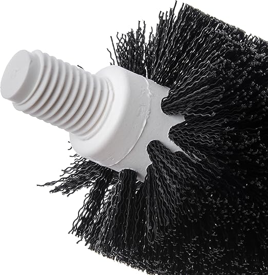 SPARTA 4014600 Plastic Floor Drain Brush, Drain Cleaning Brush With Female Thread For Drain Cleaning, 3 Inches, Black, (Pack of 6)