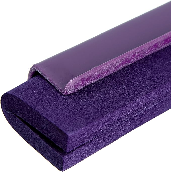SPARTA 4156868 Plastic Double Foam Squeegee, Commercial Squeegee With Durable Contruction For Cleaning, Commercial, Residential, 24 Inches, Purple, (Pack of 6)