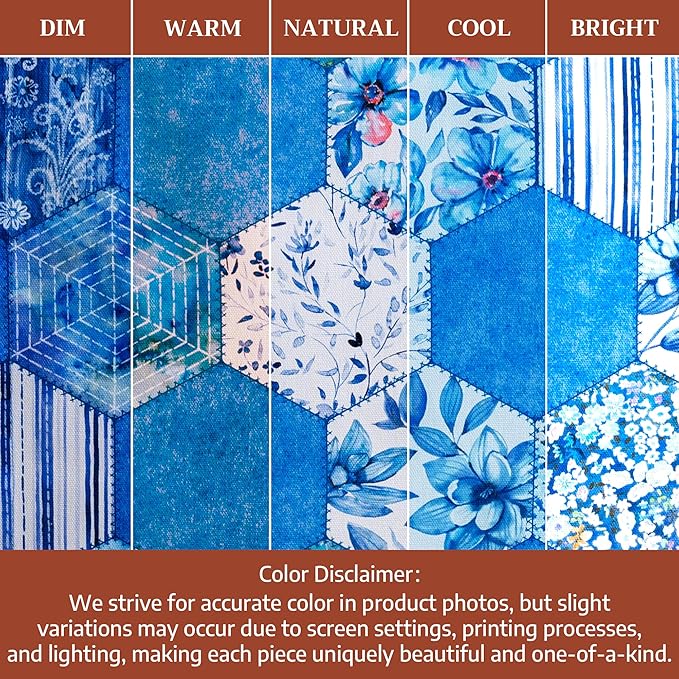 Maison d' Hermine 100% Cotton Cloth Napkins Set of 4 Everyday Reusable Square Napkins Cloth Washable Dinner Party Wedding Restaurant Hotel Kitchen Spring Summer (Summer Blues, 20" x 20")