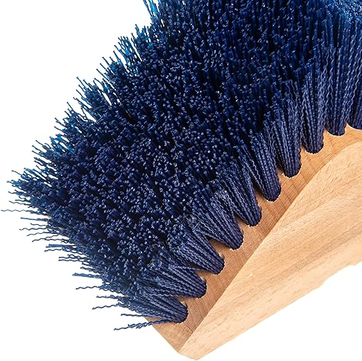 Carlisle FoodService Products 36196614 Triangle Scrubber, Polypropylene Bristles, 5" Brush Size, 1-1/8" Bristle Trim, Blue