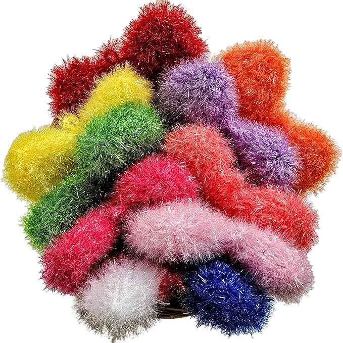 100% Handmade Crochet Heart Design Dish Scrubber Dishwash Scrubbies 3 Set