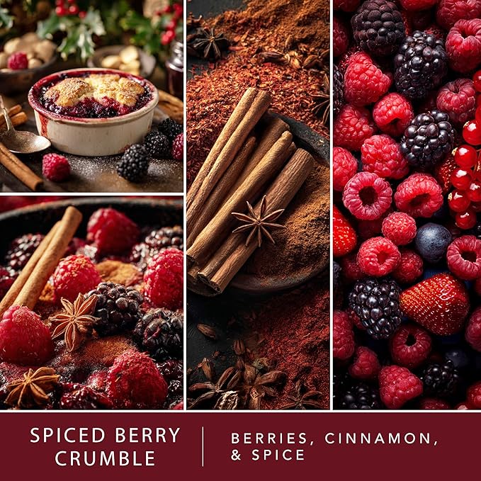 ScentSationals Spiced Berry Crumble Fragrance Oil Plug In Air Freshener Refills 3-Pack - Works with Scentsationals Wall Plugs, Long-Lasting Home Fragrance, 0.8 fl oz Each, Packaging May Vary