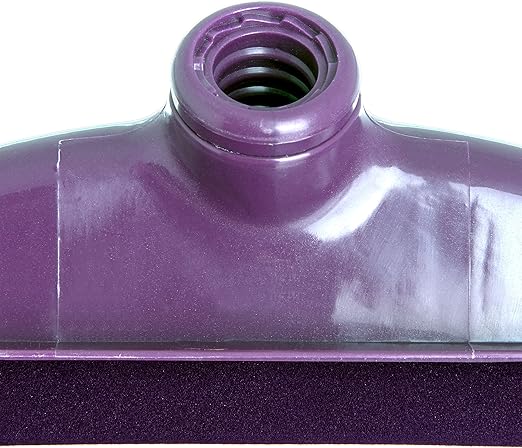 SPARTA 4156768 Plastic Double Foam Squeegee, Commercial Squeegee With Durable Contruction For Cleaning, Commercial, Residential, 18 Inches, Purple, (Pack of 6)