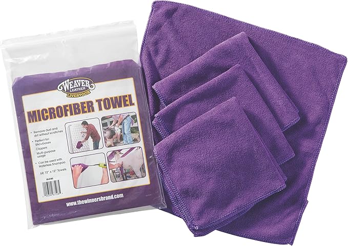 Weaver Leather Livestock Microfiber Towel, Purple