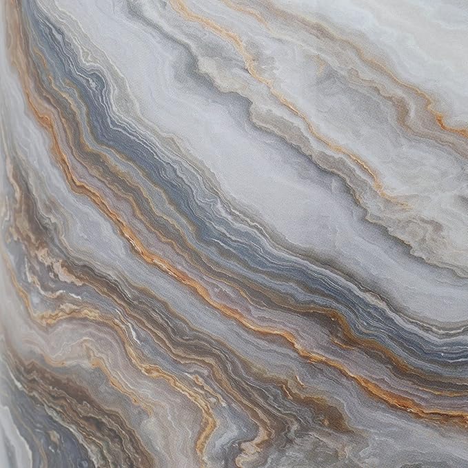 Elle Décor Square Soap Dispenser | Dimensions: 2.64" x 2.6" x 6.85" | Home Décor | Refillable Dispenser | Modern Agate Design | Bathroom | Kitchen