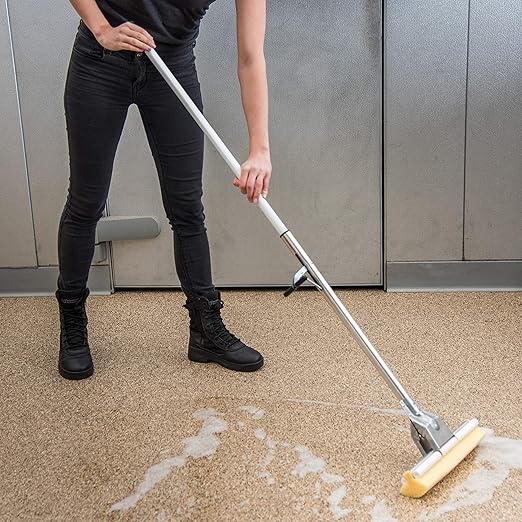 SPARTA Flo-Pac Sponge Mop Roller Mop, 12 X 51 Inches, Silver