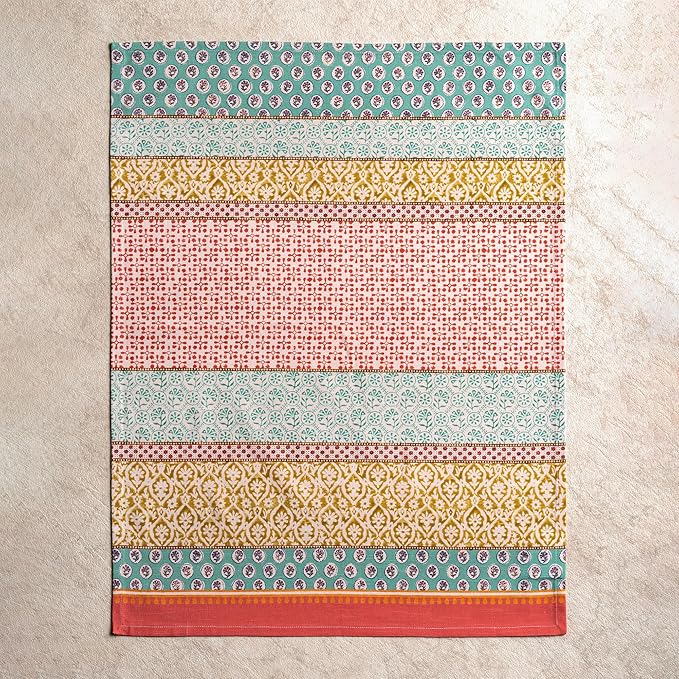 Maison d' Hermine Kitchen Towels Set of 3 100% Cotton 27.50" x 20" Reusable Cloth Tea Dish Towels Absorbent with Hanging Loop for Kitchen Farmhouse Hotel Spring Summer - Provence