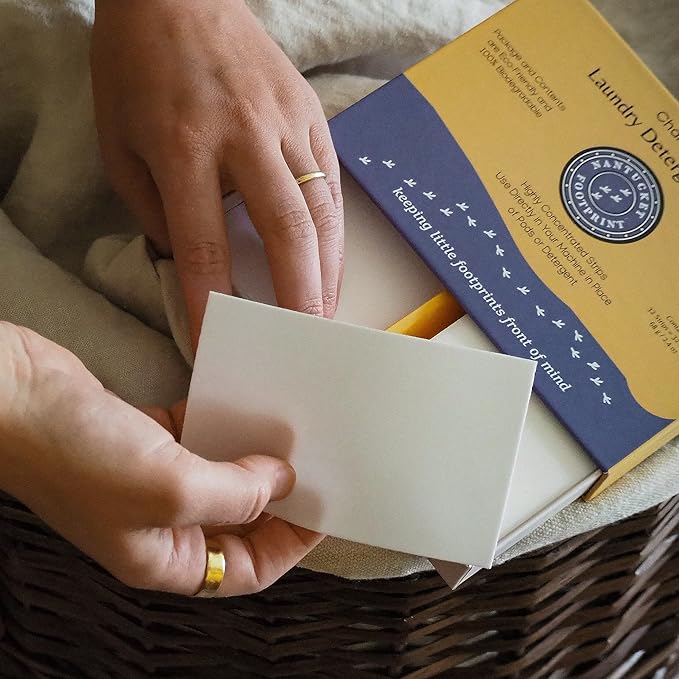 Laundry Detergent Strips | Chamomile | Low Waste Laundry Detergent Sheets | 48 Loads